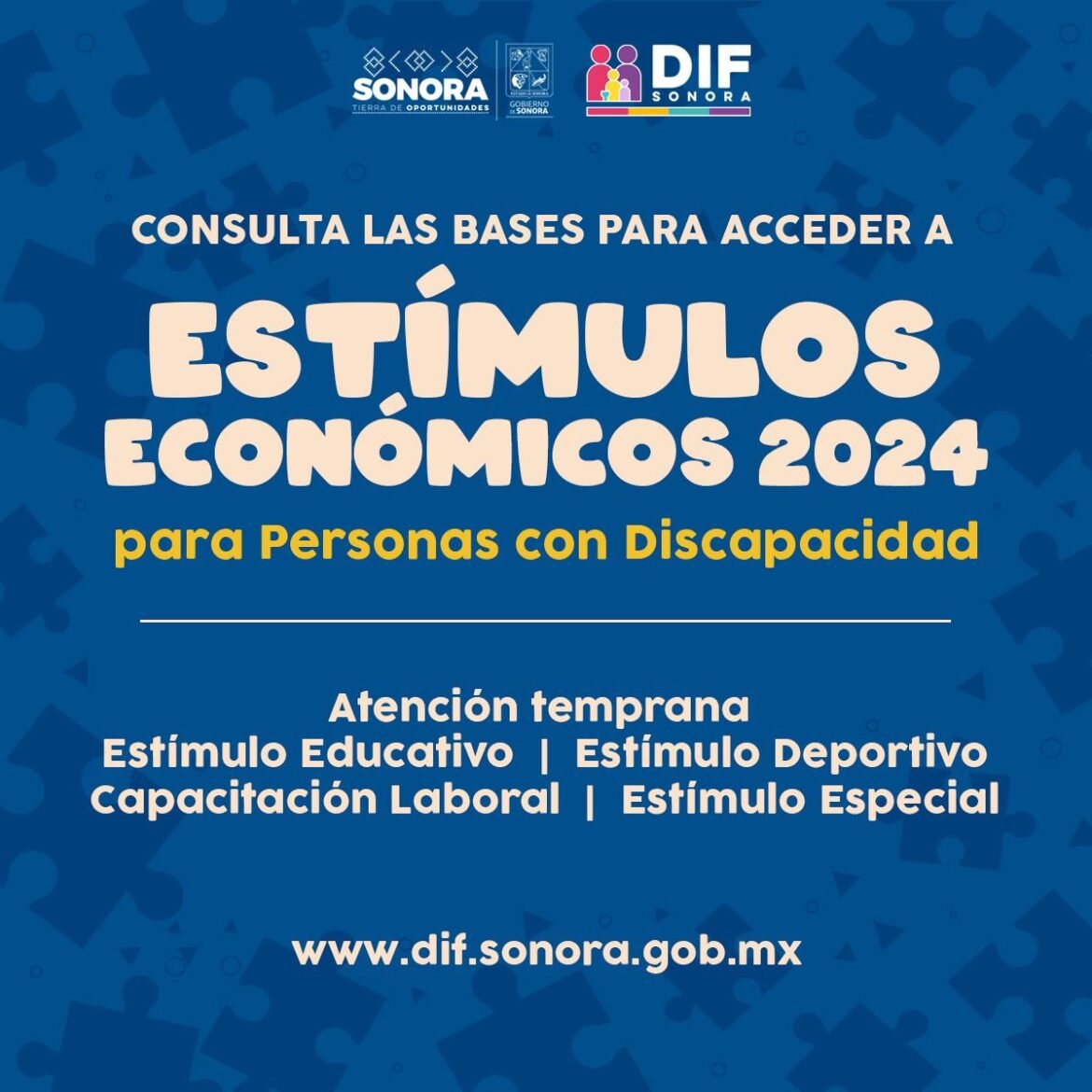 Lanza Gobierno de Sonora convocatoria “Estímulos Económicos 2024” para personas con discapacidad