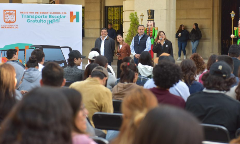 Con gran participación de jóvenes, encabeza Toño Astiazarán jornada de credencialización del H Bus