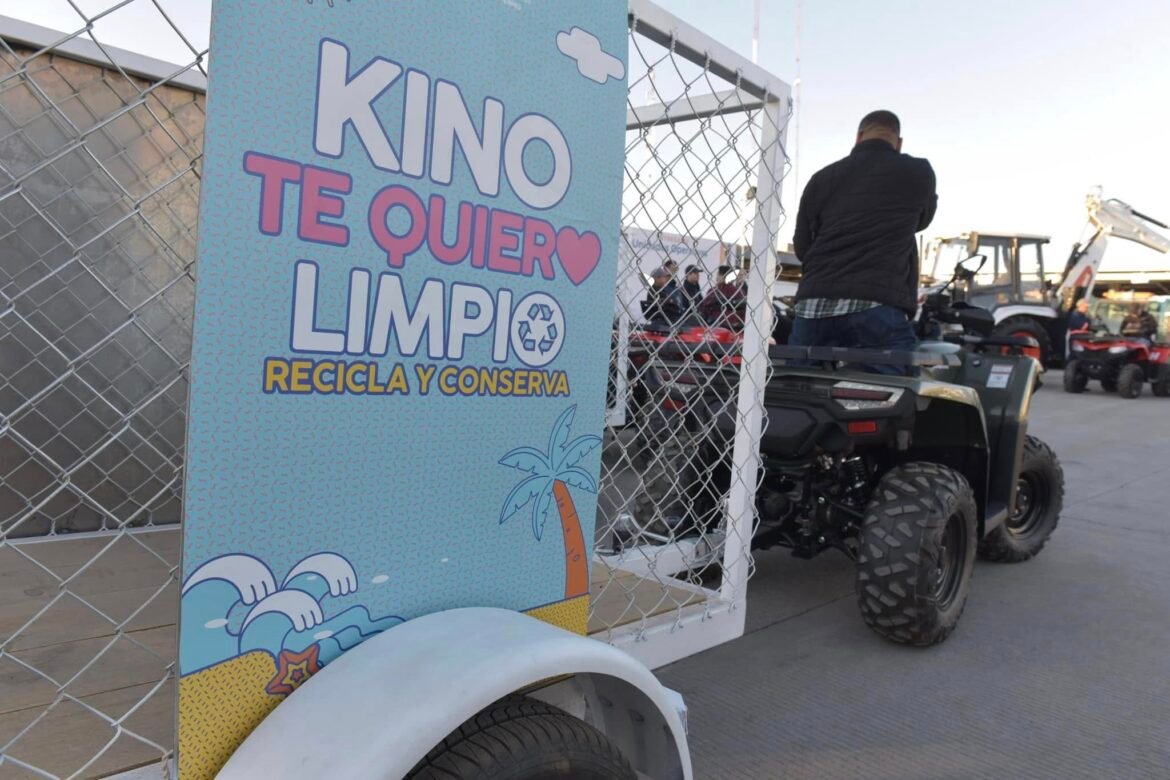 Entrega alcalde equipamiento de servicios públicos en Bahía de Kino